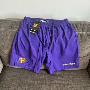 Marathon Authentic Barcelona Guayaquil Ecuador Soccer Purple Shorts Men’s Sz: XL